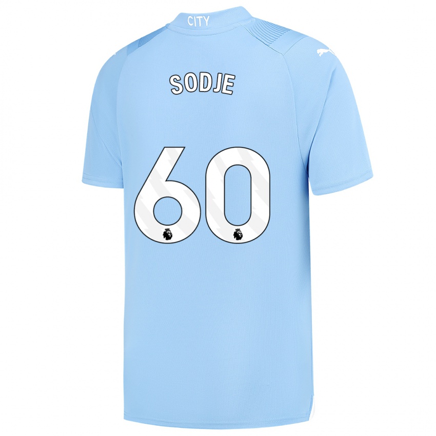 Dames Tai Sodje #60 Lichtblauw Thuisshirt Thuistenue 2023/24 T-Shirt