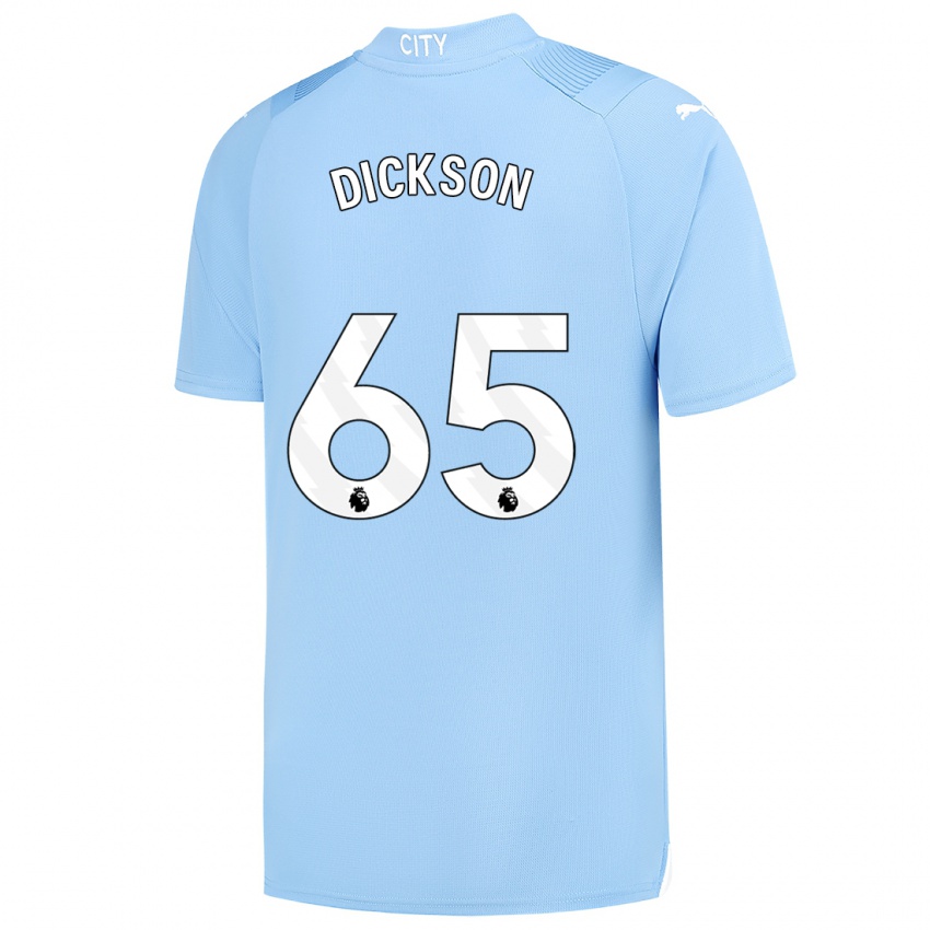 Dames Will Dickson #65 Lichtblauw Thuisshirt Thuistenue 2023/24 T-Shirt