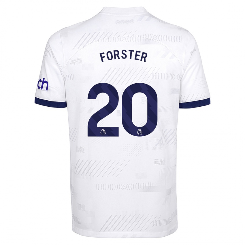 Dames Fraser Forster #20 Wit Thuisshirt Thuistenue 2023/24 T-Shirt