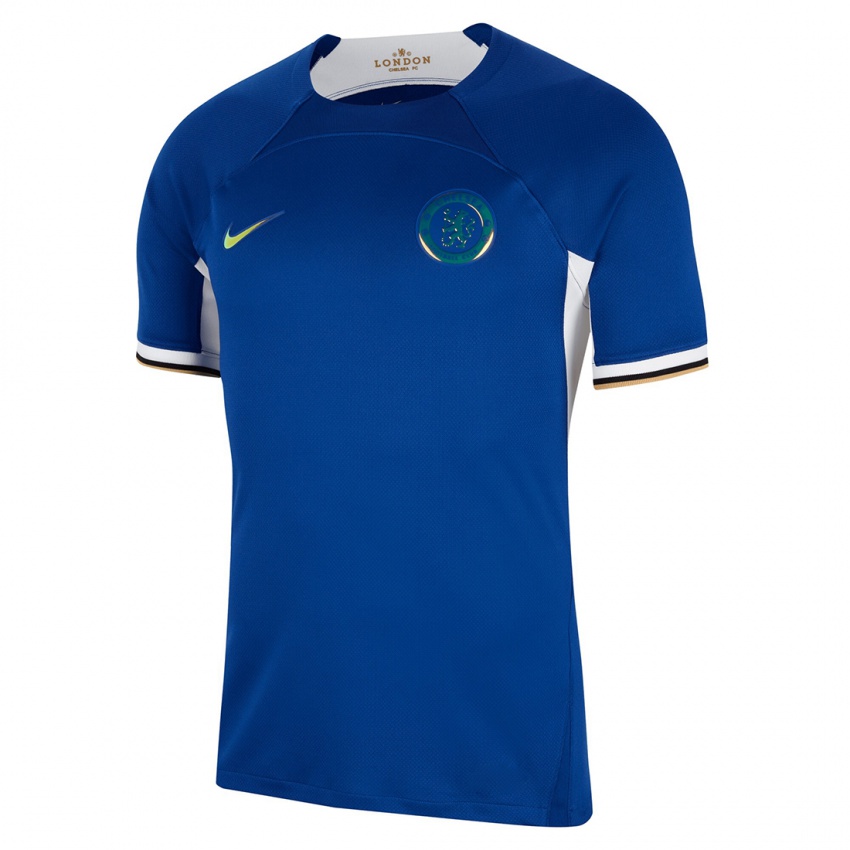 Dames Malang Sarr #0 Blauw Thuisshirt Thuistenue 2023/24 T-Shirt