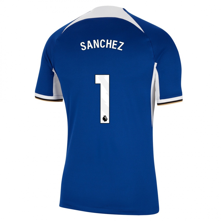 Dames Robert Sanchez #1 Blauw Thuisshirt Thuistenue 2023/24 T-Shirt