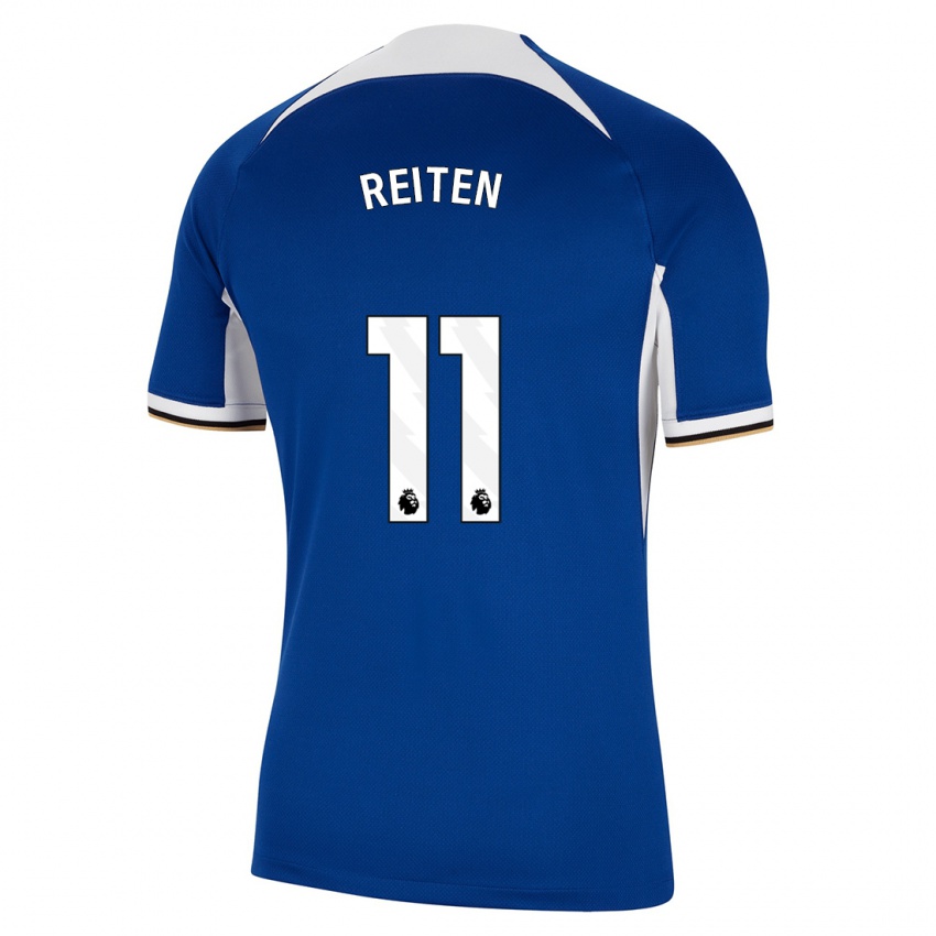 Dames Guro Reiten #11 Blauw Thuisshirt Thuistenue 2023/24 T-Shirt