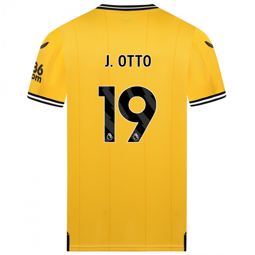 Dames Jonny Otto #19 Geel Thuisshirt Thuistenue 2023/24 T-Shirt