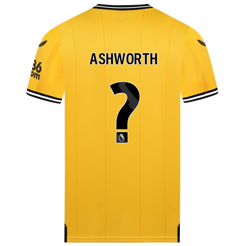 Dames Finn Ashworth #0 Geel Thuisshirt Thuistenue 2023/24 T-Shirt