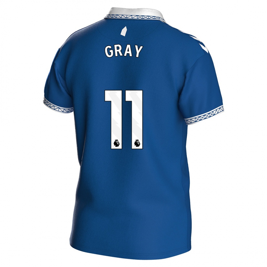 Dames Demarai Gray #11 Koningsblauw Thuisshirt Thuistenue 2023/24 T-Shirt