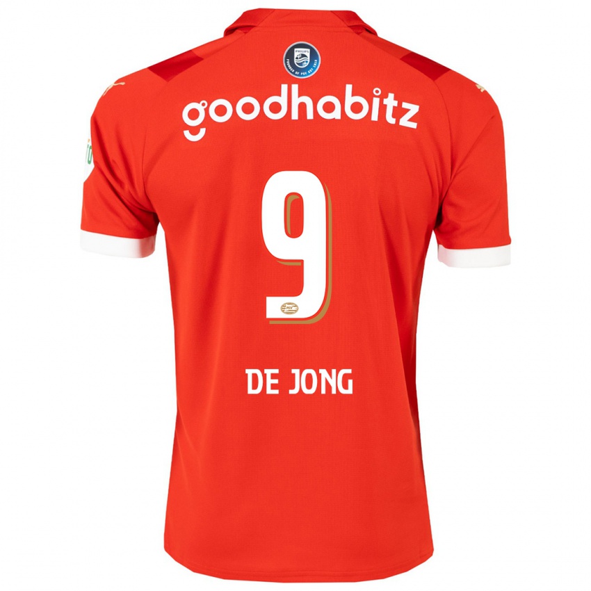 Dames Luuk De Jong #9 Rood Thuisshirt Thuistenue 2023/24 T-Shirt