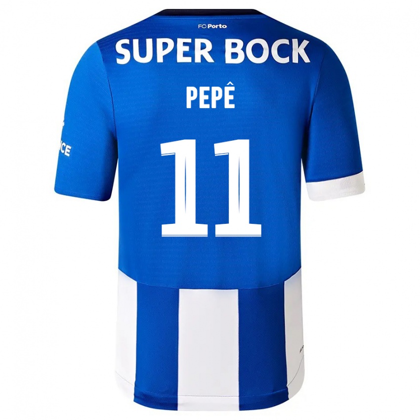 Dames Pepe #11 Blauw Wit Thuisshirt Thuistenue 2023/24 T-Shirt