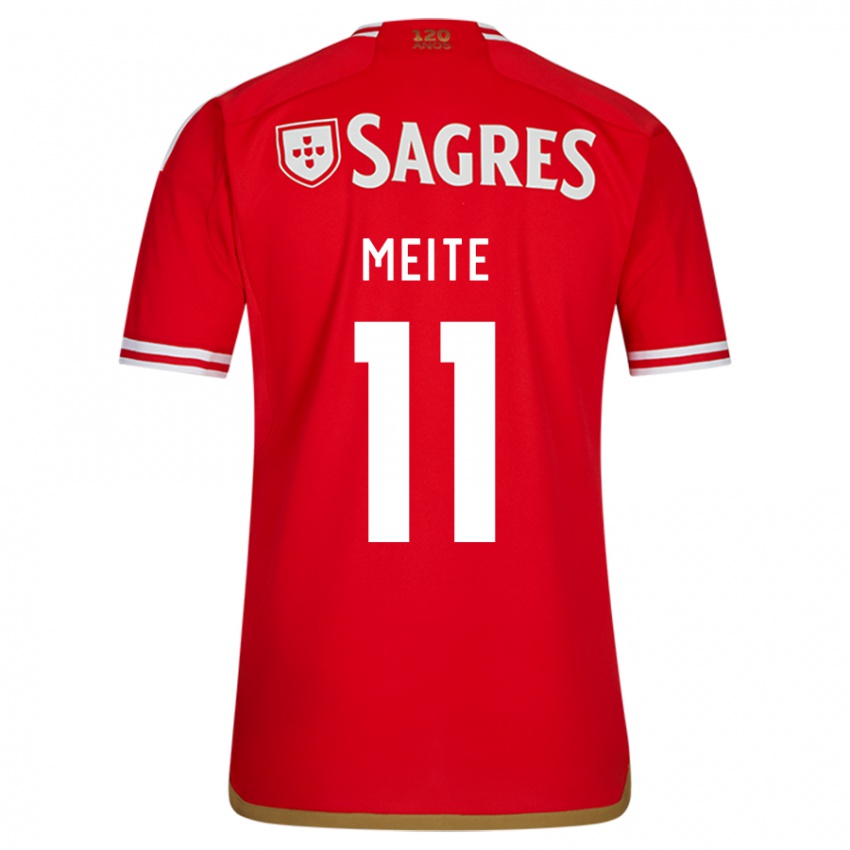 Dames Soualiho Meite #11 Rood Thuisshirt Thuistenue 2023/24 T-Shirt