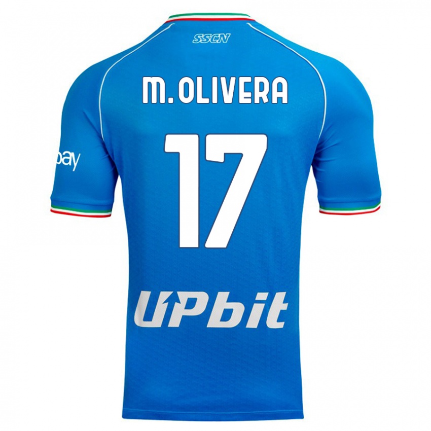Dames Mathias Olivera #17 Hemelsblauw Thuisshirt Thuistenue 2023/24 T-Shirt