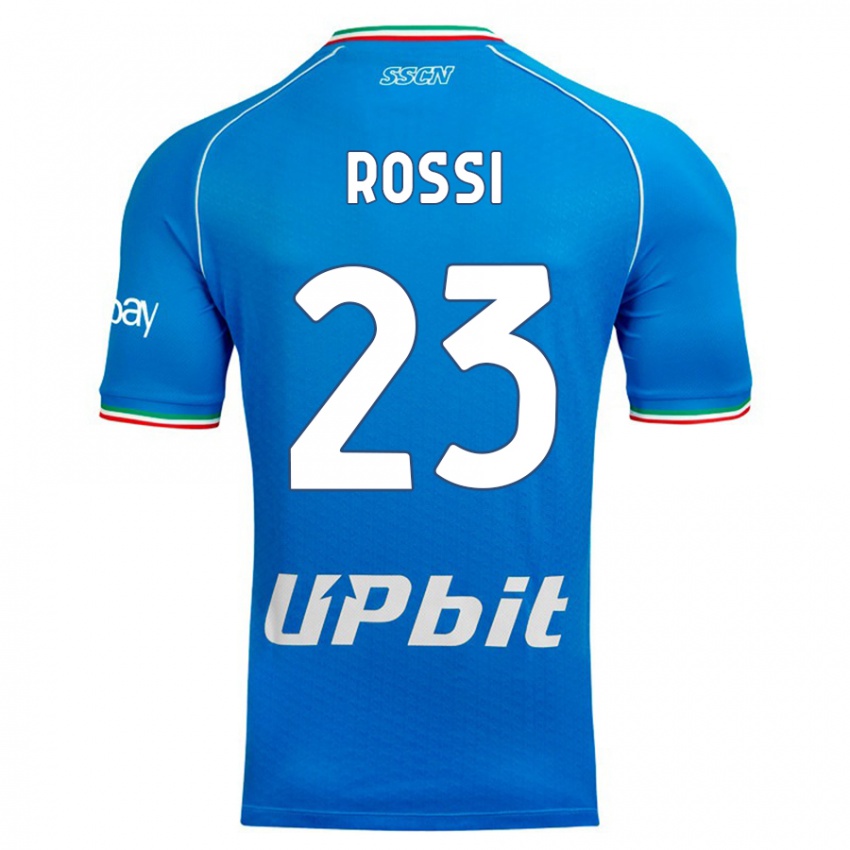 Dames Leonardo Rossi #23 Hemelsblauw Thuisshirt Thuistenue 2023/24 T-Shirt