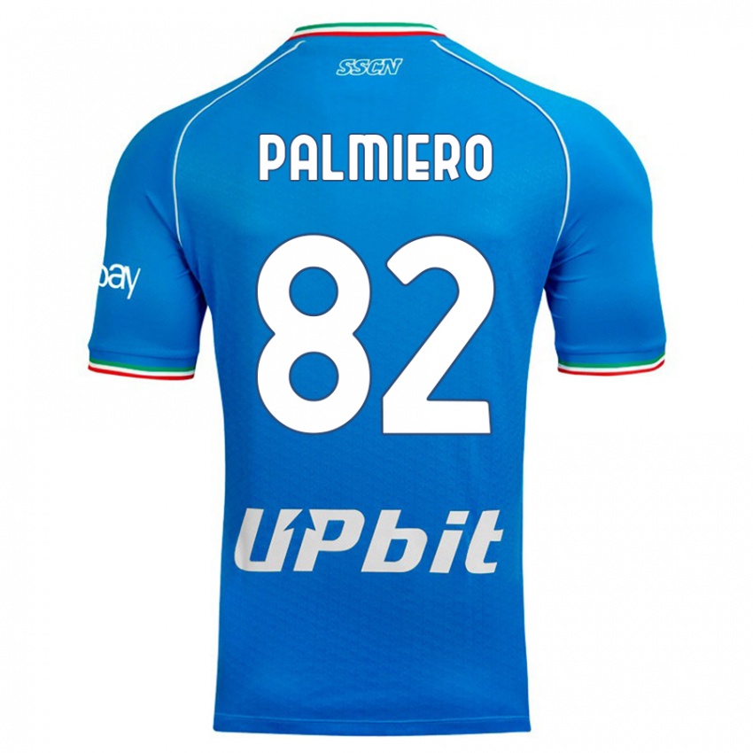 Dames Luca Palmiero #82 Hemelsblauw Thuisshirt Thuistenue 2023/24 T-Shirt