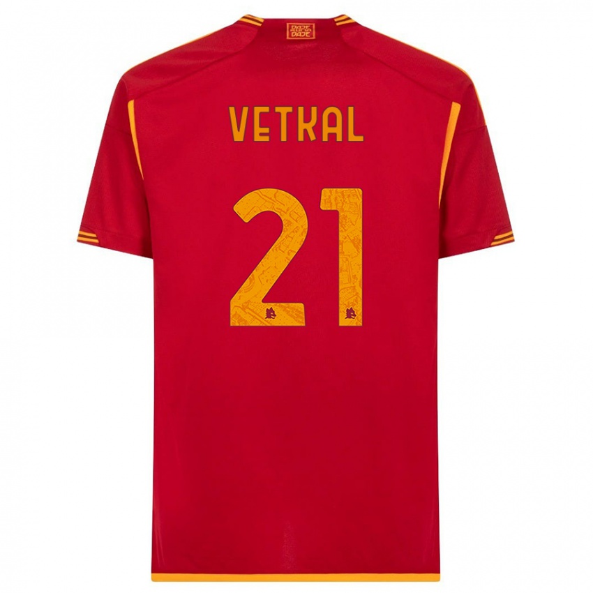 Dames Martin Vetkal #21 Rood Thuisshirt Thuistenue 2023/24 T-Shirt