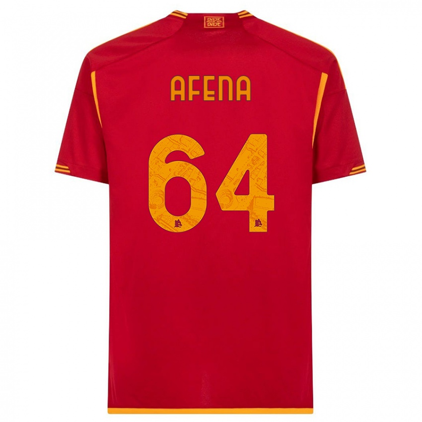 Dames Felix Afena-Gyan #64 Rood Thuisshirt Thuistenue 2023/24 T-Shirt