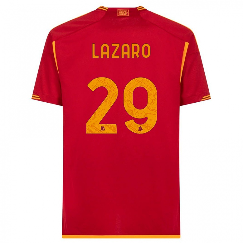 Dames Paloma Lazaro #29 Rood Thuisshirt Thuistenue 2023/24 T-Shirt
