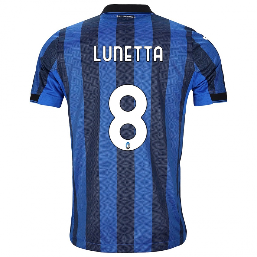 Dames Gabriel Lunetta #8 Zwart Blauw Thuisshirt Thuistenue 2023/24 T-Shirt