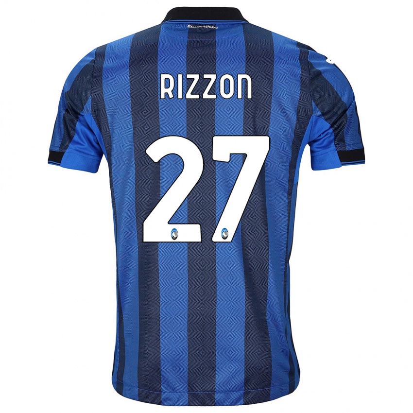 Dames Giulia Rizzon #27 Zwart Blauw Thuisshirt Thuistenue 2023/24 T-Shirt