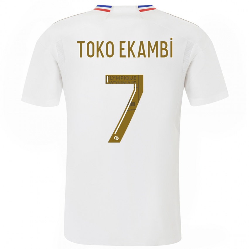 Dames Karl Toko Ekambi #7 Wit Thuisshirt Thuistenue 2023/24 T-Shirt