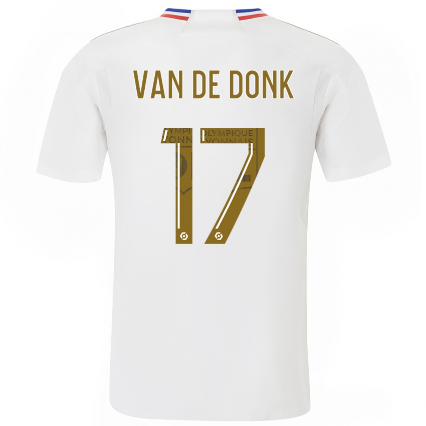 Dames Danielle Van De Donk #17 Wit Thuisshirt Thuistenue 2023/24 T-Shirt