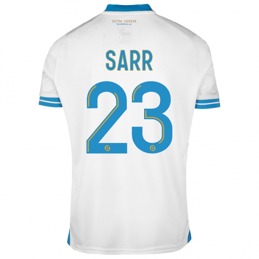 Dames Ismaila Sarr #23 Wit Thuisshirt Thuistenue 2023/24 T-Shirt