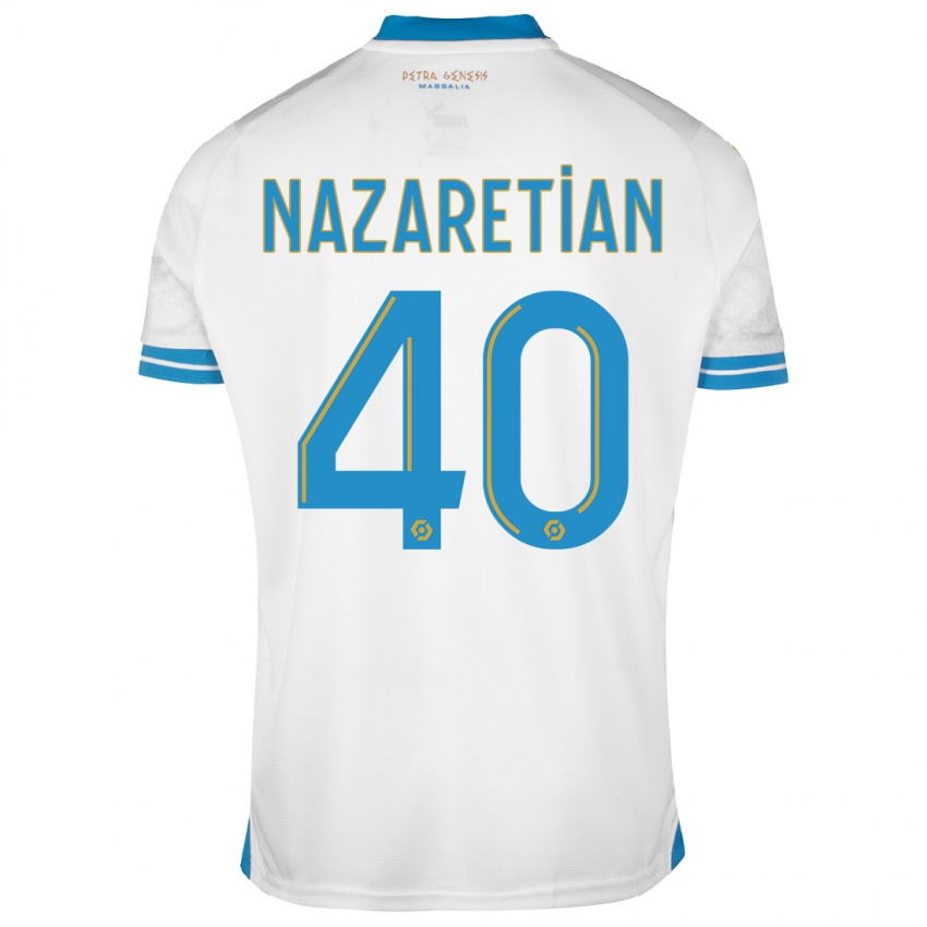 Dames Manuel Nazaretian #40 Wit Thuisshirt Thuistenue 2023/24 T-Shirt