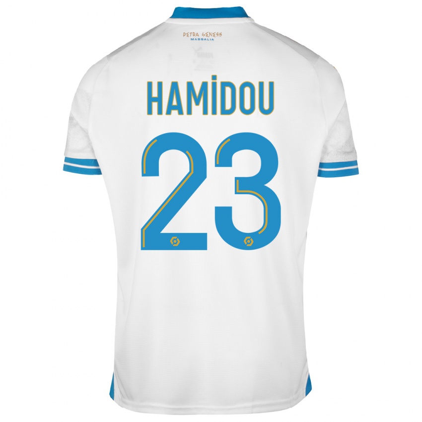 Dames Jamila Hamidou #23 Wit Thuisshirt Thuistenue 2023/24 T-Shirt