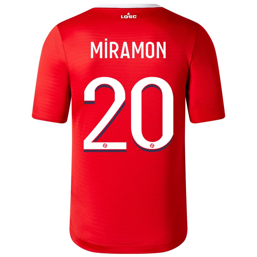 Dames Ignacio Miramón #20 Rood Thuisshirt Thuistenue 2023/24 T-Shirt