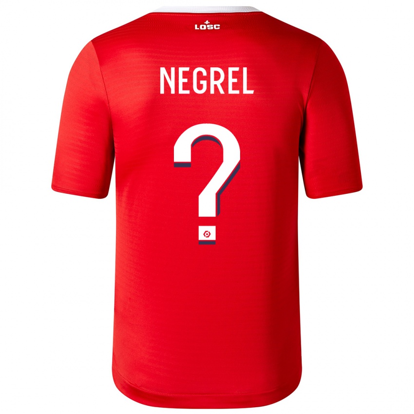 Dames Tom Negrel #0 Rood Thuisshirt Thuistenue 2023/24 T-Shirt