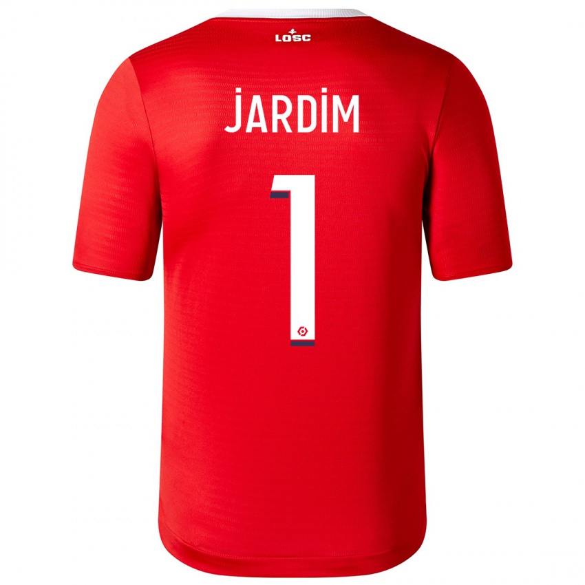 Dames Leo Jardim #1 Rood Thuisshirt Thuistenue 2023/24 T-Shirt