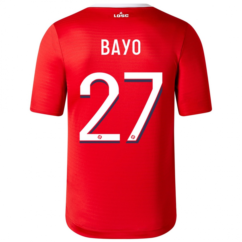 Dames Mohamed Bayo #27 Rood Thuisshirt Thuistenue 2023/24 T-Shirt