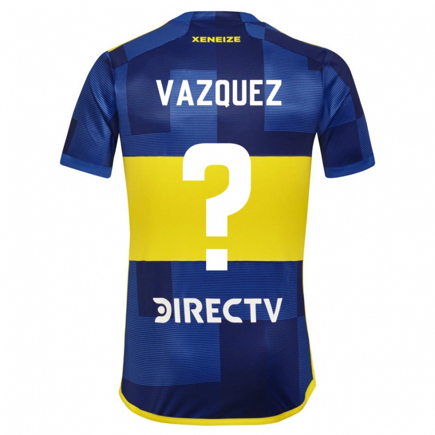 Dames Luis Vazquez #0 Donkerblauw Geel Thuisshirt Thuistenue 2023/24 T-Shirt