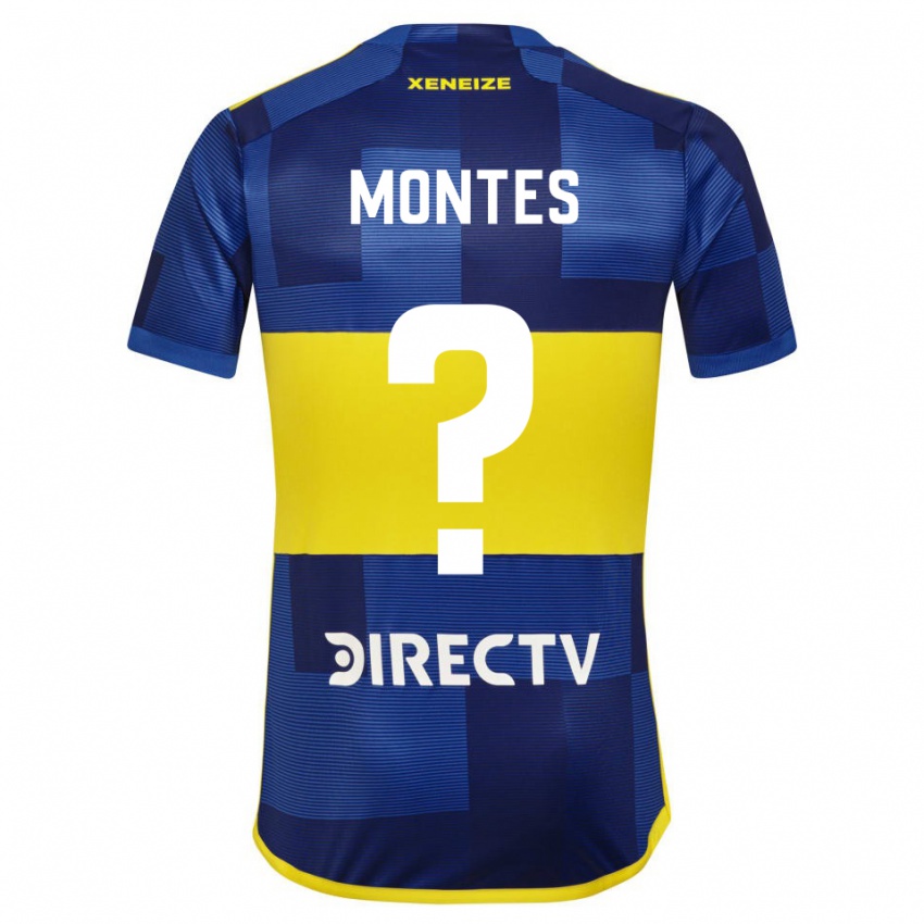 Dames Rodrigo Montes #0 Donkerblauw Geel Thuisshirt Thuistenue 2023/24 T-Shirt