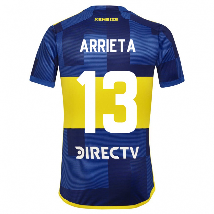 Dames Thomas Arrieta #13 Donkerblauw Geel Thuisshirt Thuistenue 2023/24 T-Shirt