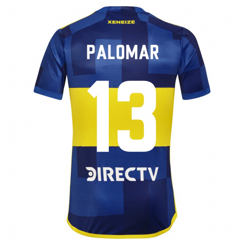 Dames Estefania Palomar #13 Donkerblauw Geel Thuisshirt Thuistenue 2023/24 T-Shirt