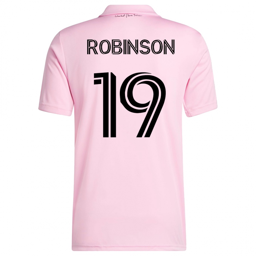 Dames Robbie Robinson #19 Roze Thuisshirt Thuistenue 2023/24 T-Shirt