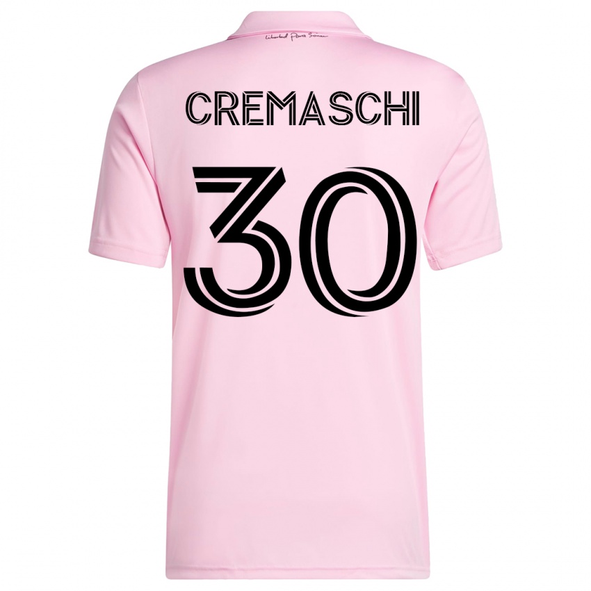 Dames Benja Cremaschi #30 Roze Thuisshirt Thuistenue 2023/24 T-Shirt