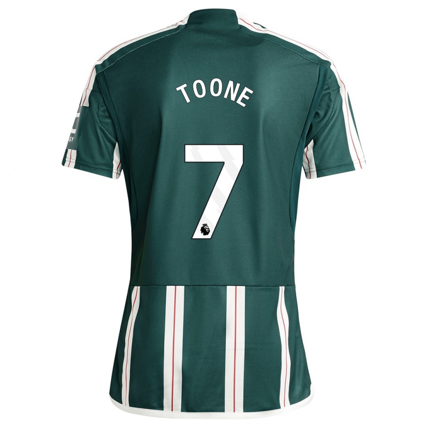 Dames Ella Toone #7 Donkergroen Uitshirt Uittenue 2023/24 T-Shirt