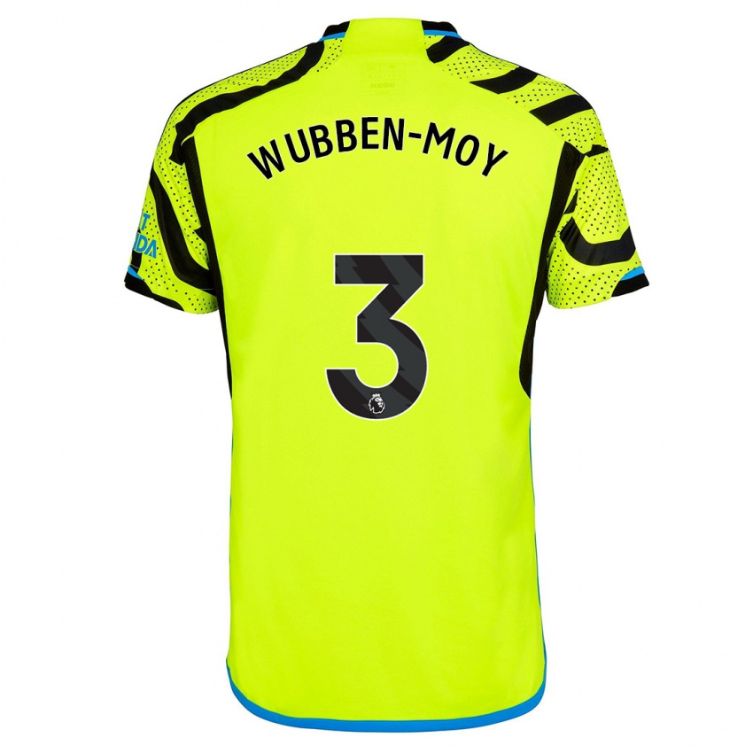 Dames Lotte Wubben-Moy #3 Geel Uitshirt Uittenue 2023/24 T-Shirt