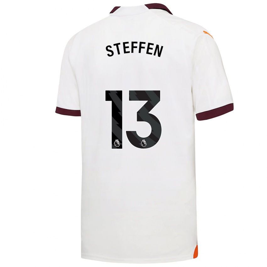 Dames Zack Steffen #13 Wit Uitshirt Uittenue 2023/24 T-Shirt