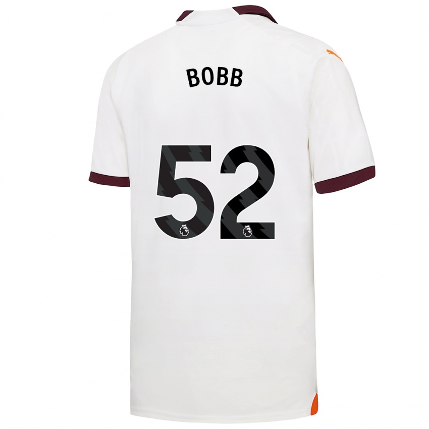 Dames Oscar Bobb #52 Wit Uitshirt Uittenue 2023/24 T-Shirt