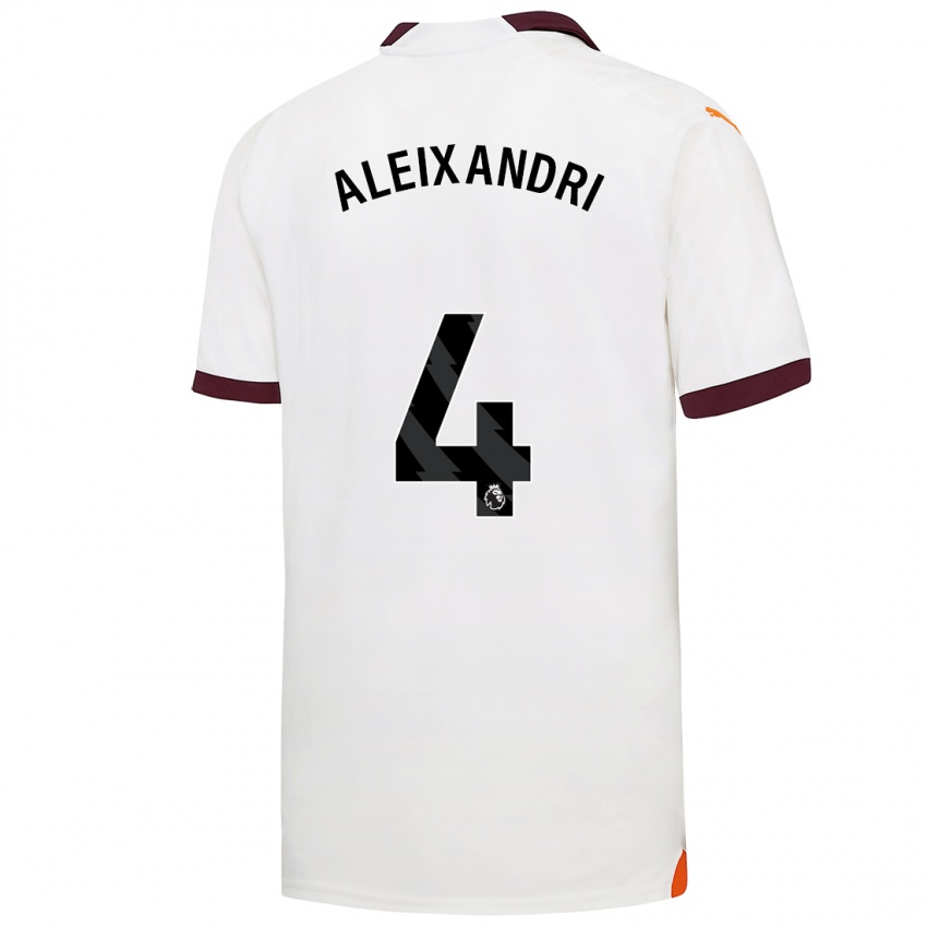 Dames Laia Aleixandri #4 Wit Uitshirt Uittenue 2023/24 T-Shirt