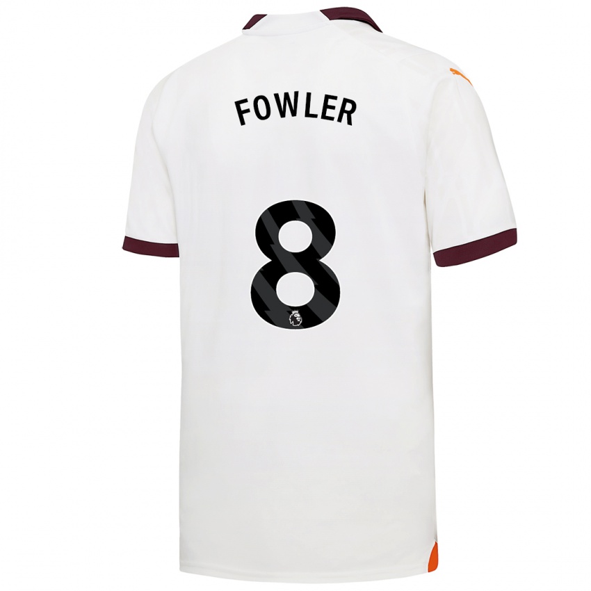 Dames Mary Fowler #8 Wit Uitshirt Uittenue 2023/24 T-Shirt