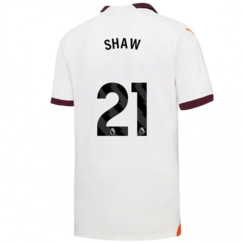 Dames Khadija Shaw #21 Wit Uitshirt Uittenue 2023/24 T-Shirt