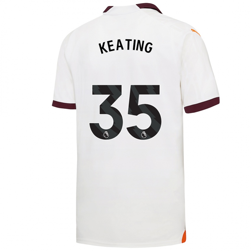 Dames Khiara Keating #35 Wit Uitshirt Uittenue 2023/24 T-Shirt