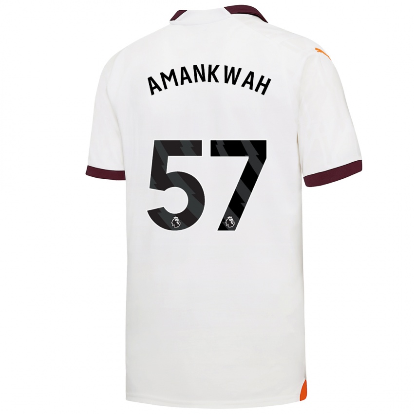 Dames Yeboah Amankwah #57 Wit Uitshirt Uittenue 2023/24 T-Shirt