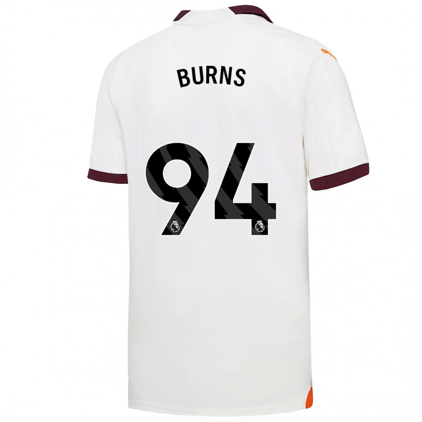 Dames Finley Burns #94 Wit Uitshirt Uittenue 2023/24 T-Shirt