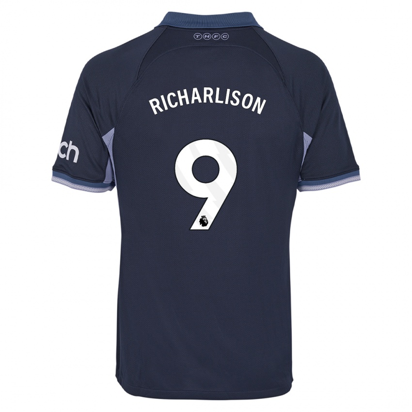 Dames Richarlison #9 Donkerblauw Uitshirt Uittenue 2023/24 T-Shirt