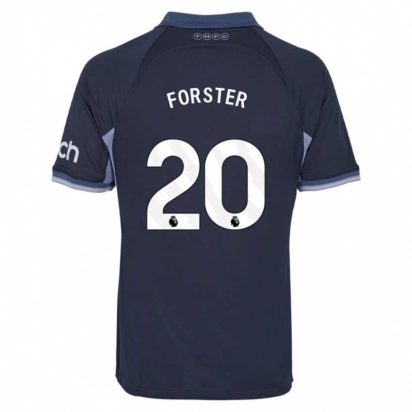 Dames Fraser Forster #20 Donkerblauw Uitshirt Uittenue 2023/24 T-Shirt