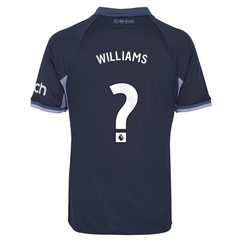 Dames Jaden Williams #0 Donkerblauw Uitshirt Uittenue 2023/24 T-Shirt