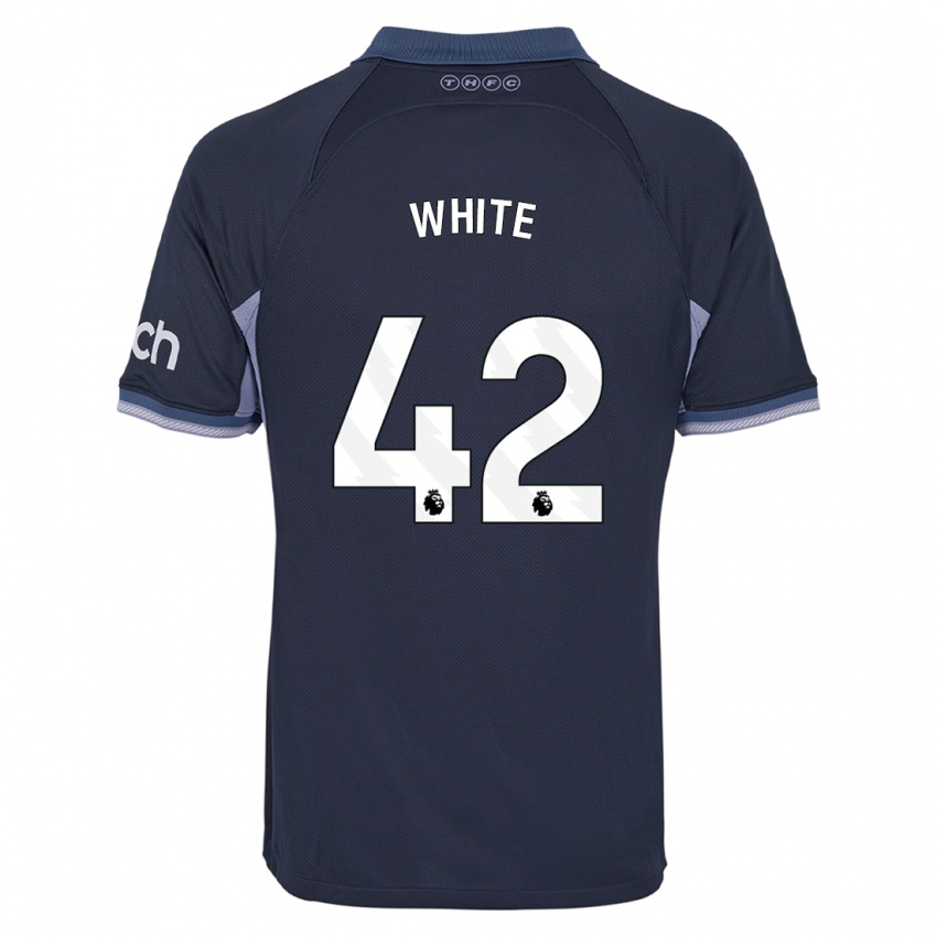 Dames Harvey White #42 Donkerblauw Uitshirt Uittenue 2023/24 T-Shirt