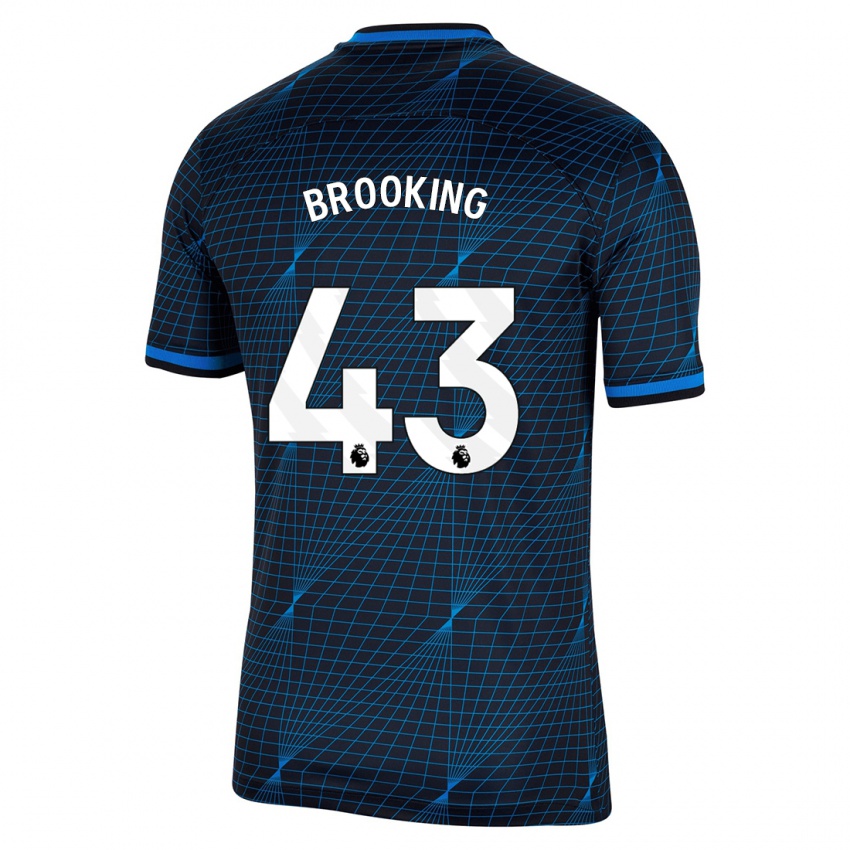 Dames Josh Brooking #43 Donkerblauw Uitshirt Uittenue 2023/24 T-Shirt